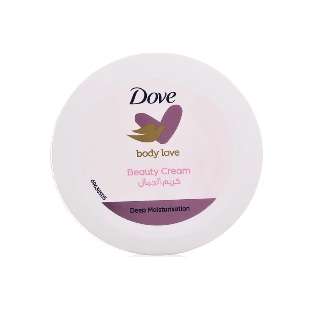 کرم مرطوب کننده کاسهای زیبایی داو (Dove Beauty Cream) صورت و بدن حجم ۱۵۰ میلیلیتر