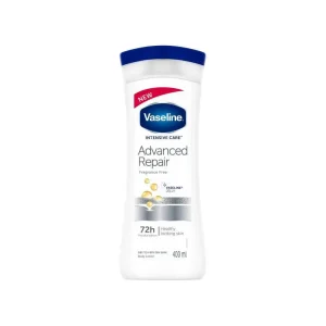 لوسیون بدن ترمیمکننده وازلین مدل Advanced Repair (بدون عطر) مناسب پوست خیلی خشک حجم 400 میلیلیتر