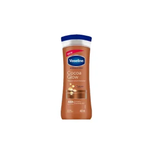 لوسیون بدن وازلین حاوی کره کاکائو خالص مدل Cocoa Radiant حجم 400 میلیلیتر